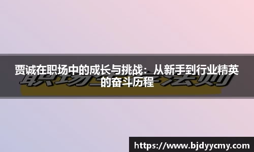 贾诚在职场中的成长与挑战：从新手到行业精英的奋斗历程